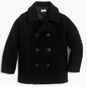 Crewcuts Classic Black Peacoat for Kids 4-5 NWT